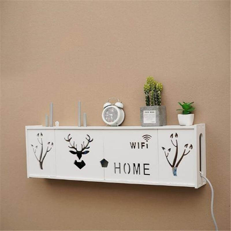 Wall-Mounted Cozy Home Wifi Router Storage Shelf - Image 7
