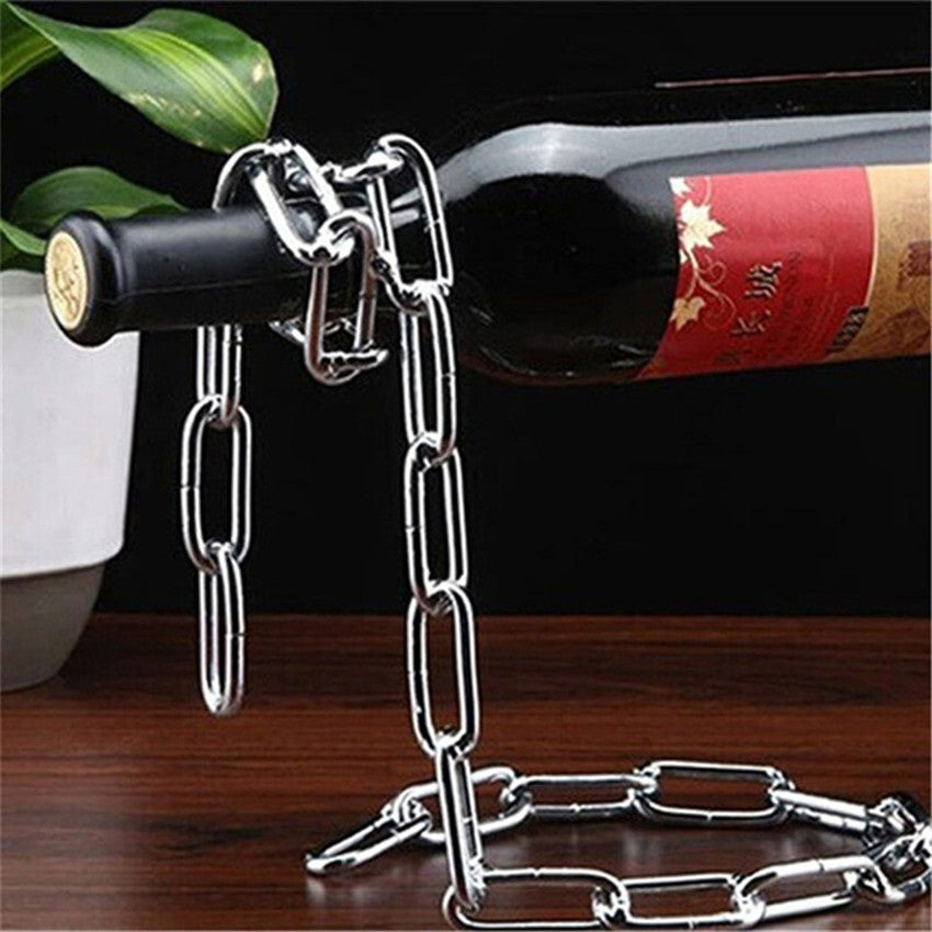 Hanging Magic Metal Wine Holder - Image 1