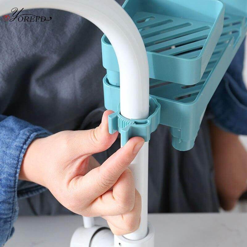 Multilayer Rotatable Kitchen Sink Drain Organizer - Image 1