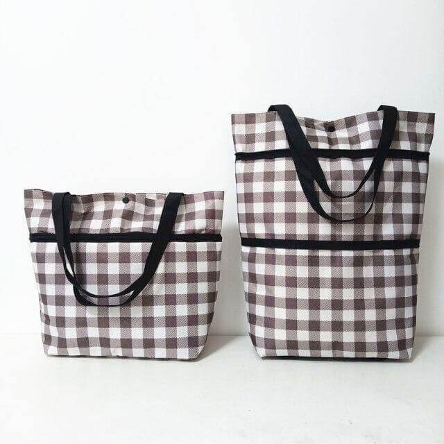 Folding Shopping Bag On Wheels - Image 16