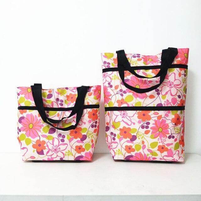 Folding Shopping Bag On Wheels - Image 9