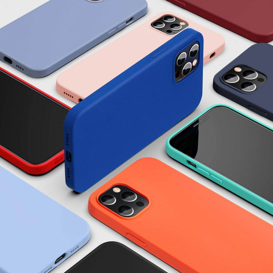 Silicone Slim Rubber Business iPhone 12 Case - Image 10
