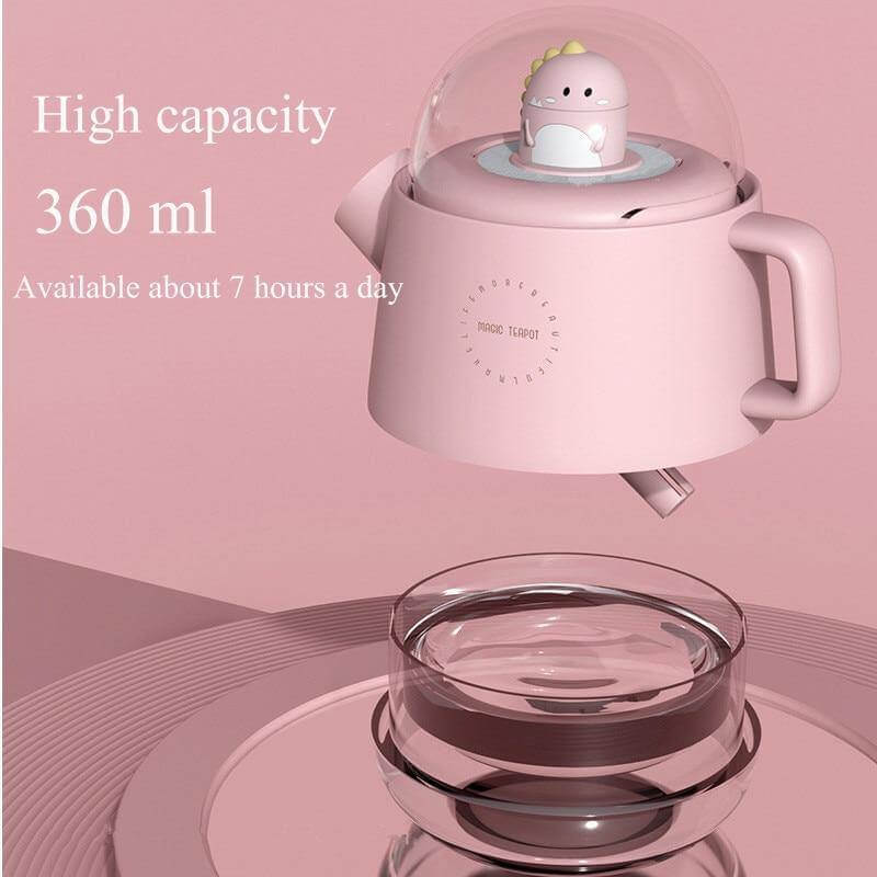 Teapot USB Colorful Air Humidifier Night Light - Image 9