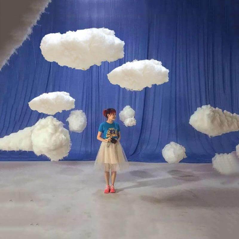 Hanging White Cotton Cloud - Image 0