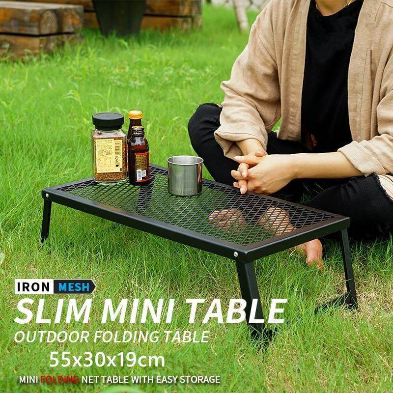 Ultra-light Outdoor Portable Folding Grill Net Table - Image 0
