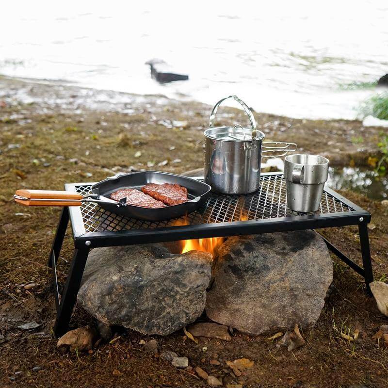 Ultra-light Outdoor Portable Folding Grill Net Table - Image 1