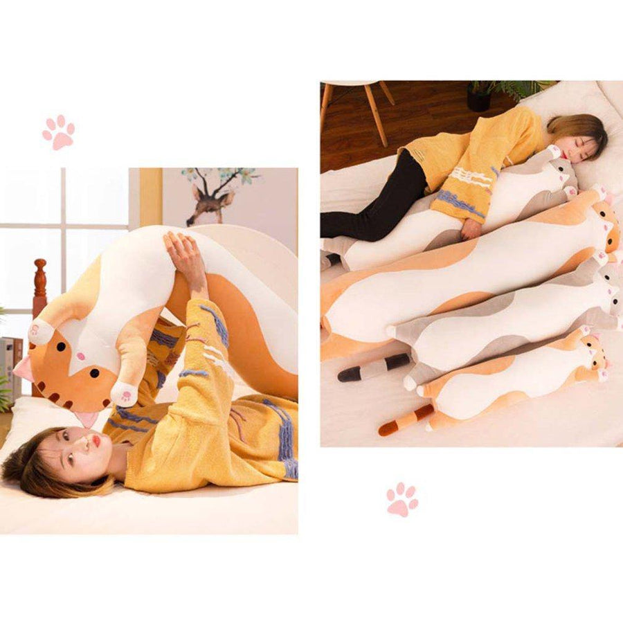 Cute Cat Soft Long Cat Plush Pillow - Image 4