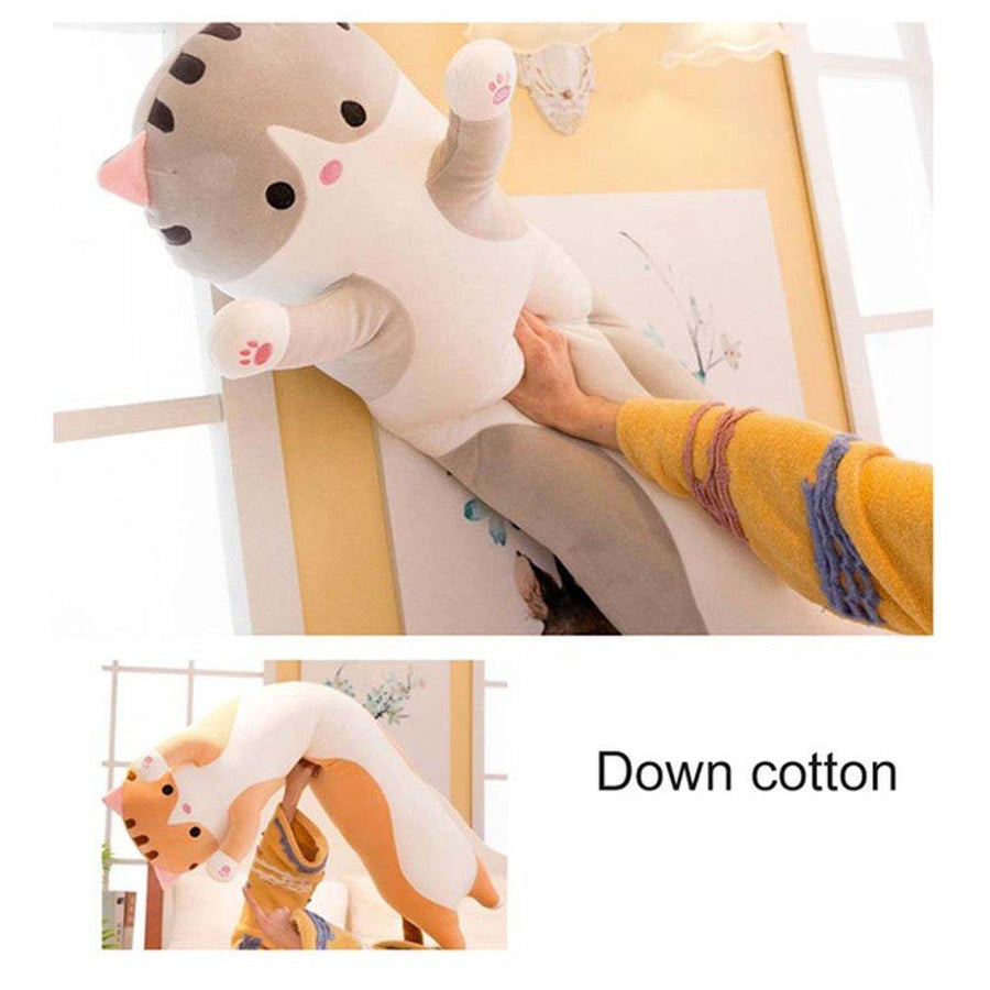 Cute Cat Soft Long Cat Plush Pillow - Image 1