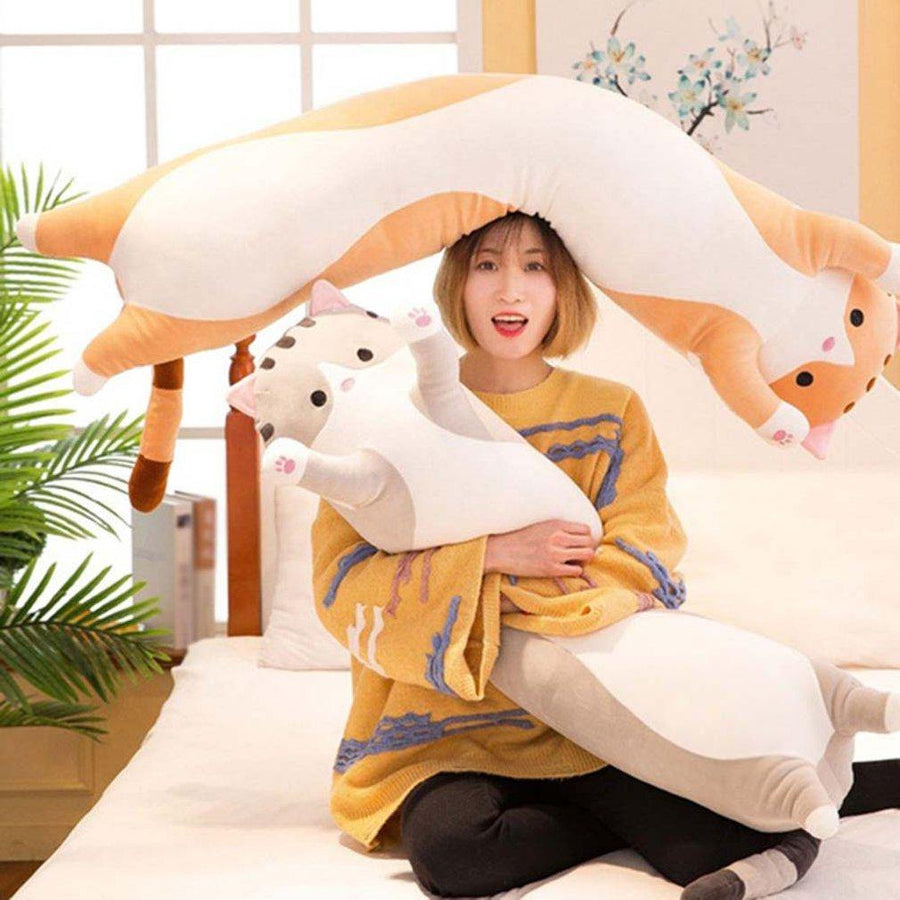 Cute Cat Soft Long Cat Plush Pillow - Image 5