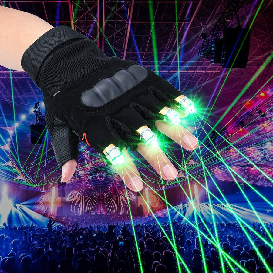Party Fun Dancing Laser Gloves - Image 1