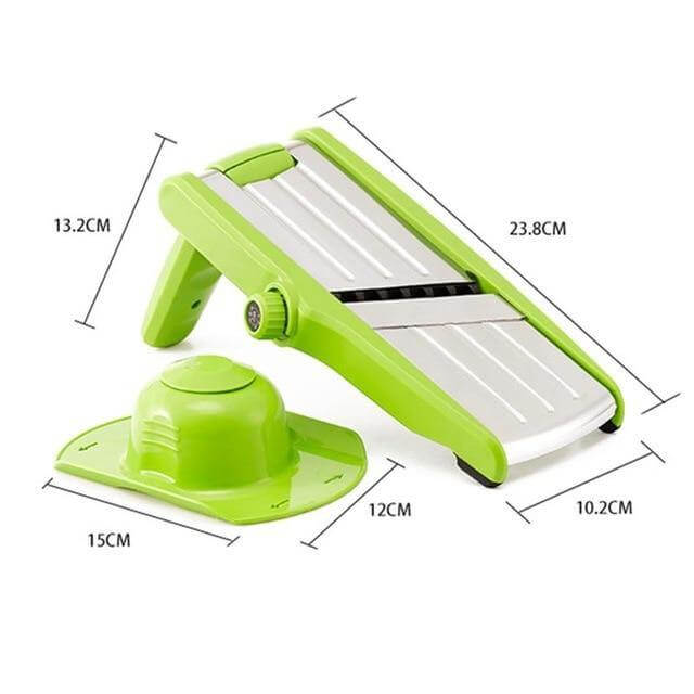 Adjustable Stainless Steel Manual Vegetable Slicer Cutter - Image 6