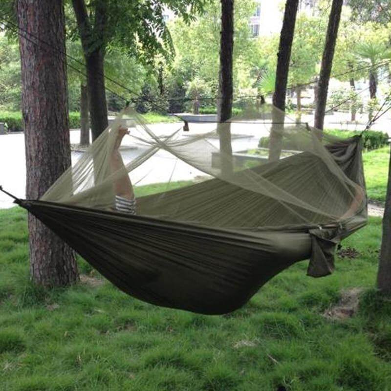 Portable Adventure Camping Outdoor Mosquito Net Hammock - Image 0