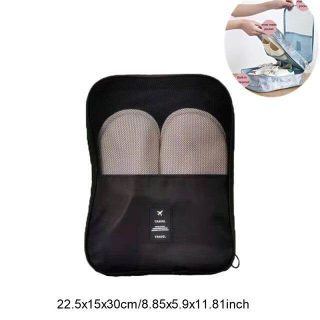 Portable Travel Shoe Clothes Storage Organizer Bag - Image 7