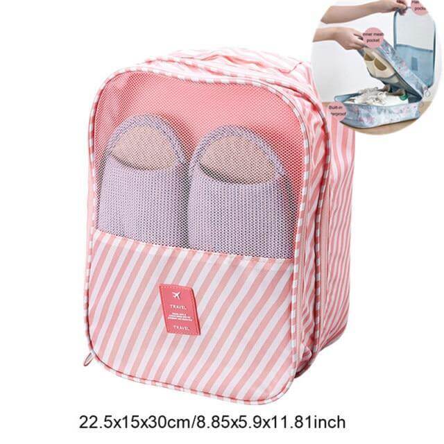 Portable Travel Shoe Clothes Storage Organizer Bag - Image 3
