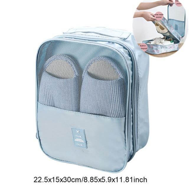 Portable Travel Shoe Clothes Storage Organizer Bag - Image 21