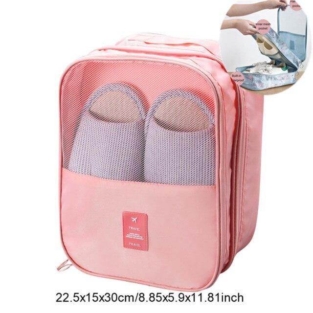 Portable Travel Shoe Clothes Storage Organizer Bag - Image 23