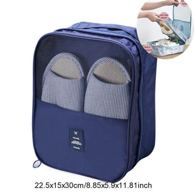 Portable Travel Shoe Clothes Storage Organizer Bag - Image 14