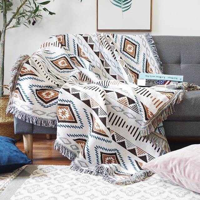 Boho StyleKnitted Blanket - Image 0