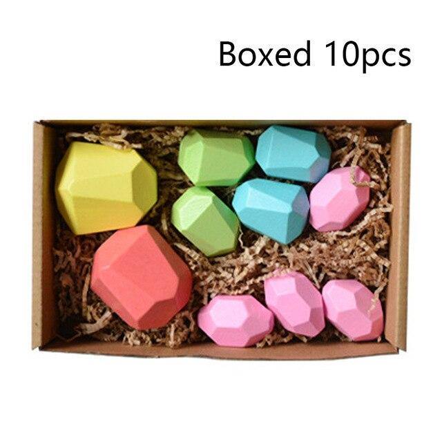 Colorful Wooden Stone Kids Intelligent Stacking Game - Image 15
