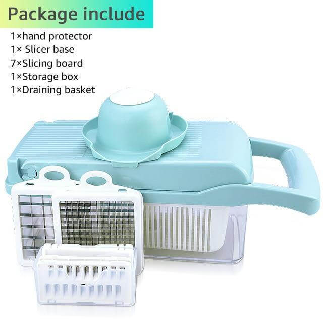 6 Blades Veggie Fruit Slicer with Box - Image 10