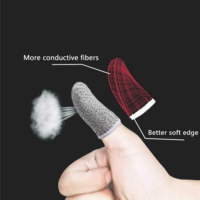Anti-Sweat Breathable Mobile Game Finger Glove Set - Image 9