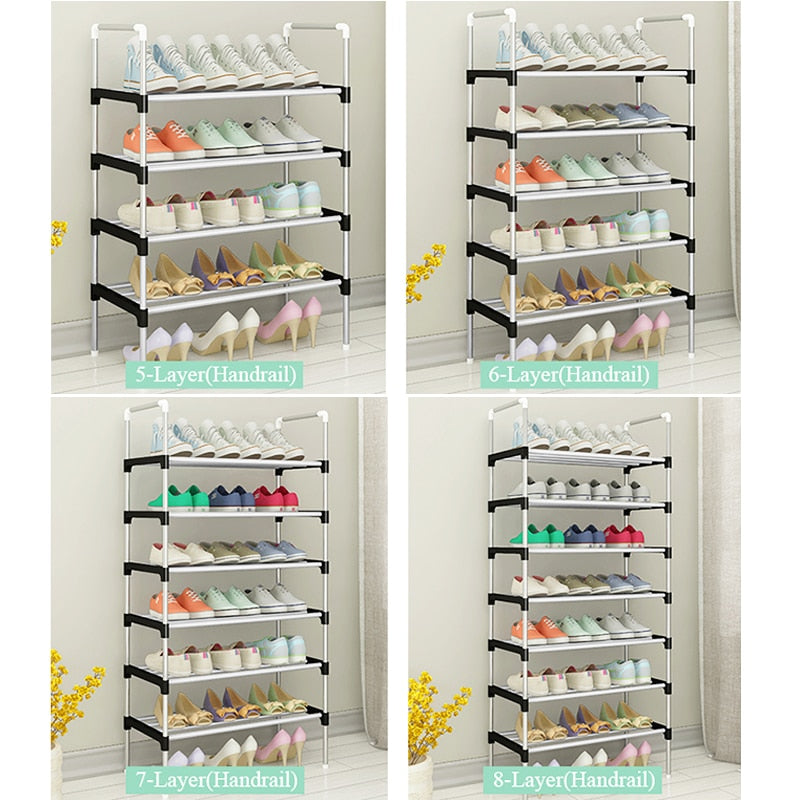 Adjustable 30 Pair Shoe Rack Space Saving Storage Organizer - Image 2