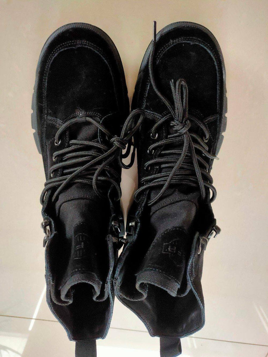 Tactical Cowhide Leather Camping Boots - Image 10