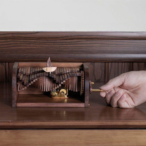 DIY Wooden Puzzle Model Music Box Kit - Image 0