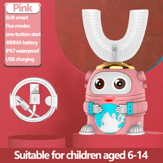 Smart Ultrasonic Silicone Toothbrush for Kids - Image 16