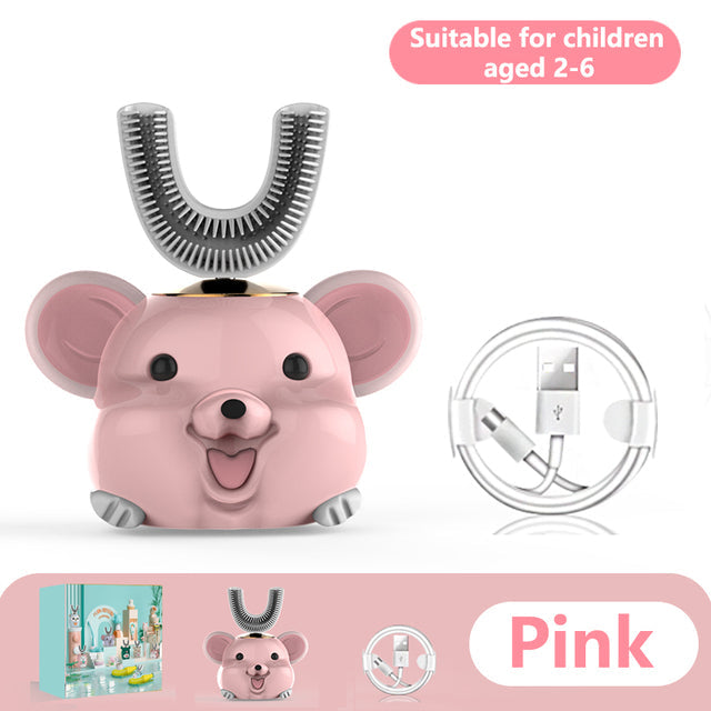 Smart Ultrasonic Silicone Toothbrush for Kids - Image 14