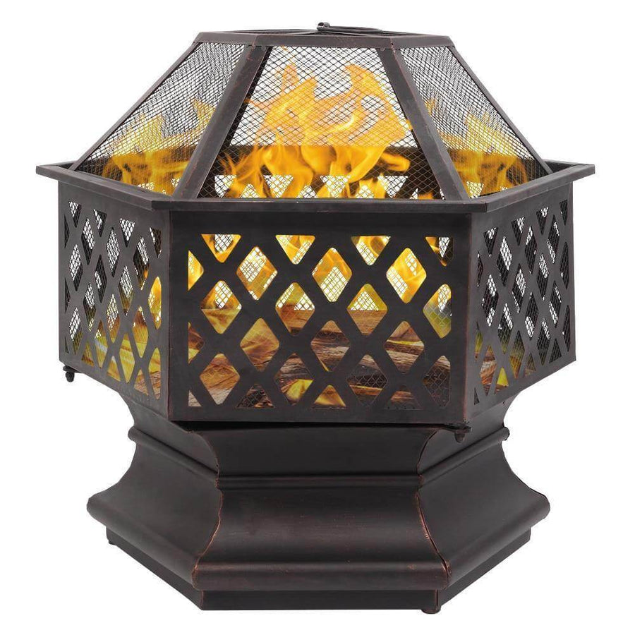 Geometric Garden Fire Pit Stove - Image 2
