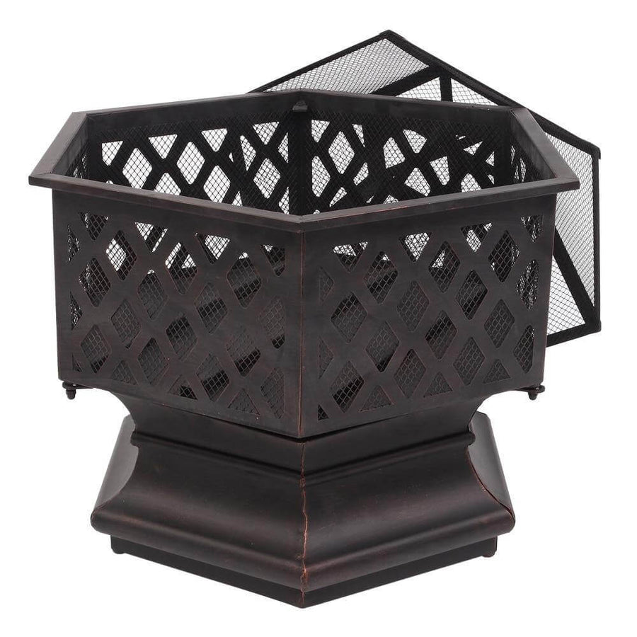 Geometric Garden Fire Pit Stove - Image 5