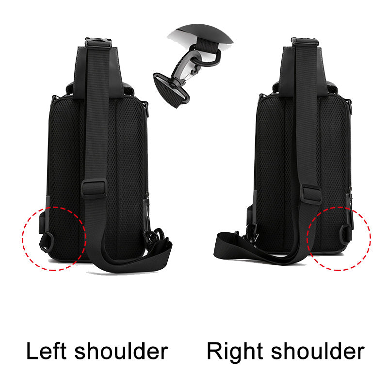 Anti-Theft USB Charging Waterproof Crossbody Bag - Image 6