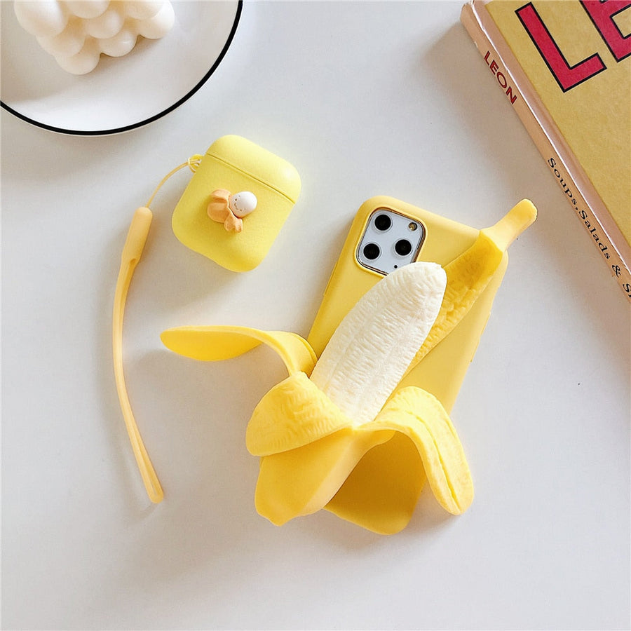 Funny Stress Reliever 3D Banana Phone Case - Image 9
