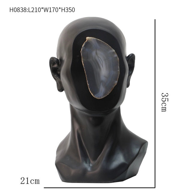 Modern Nordic Abstract Man Sculpture - Image 9