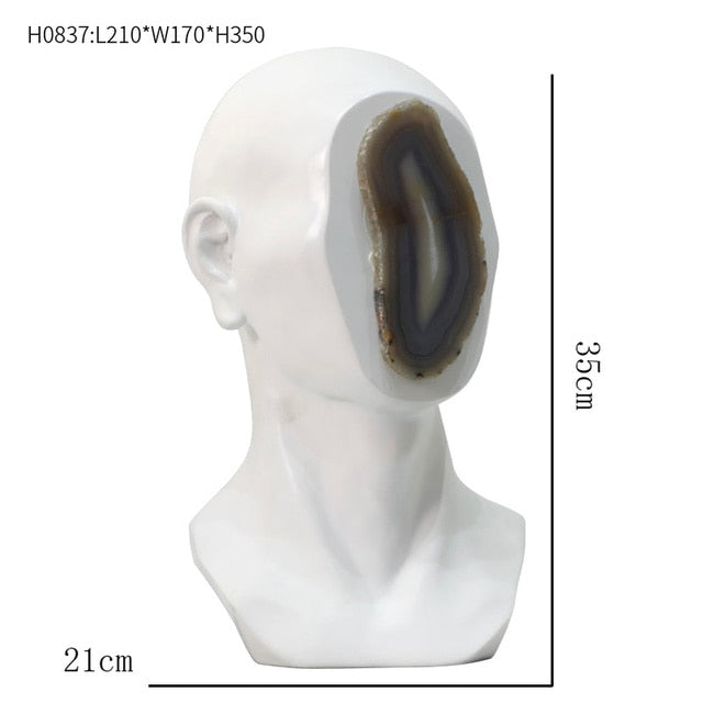 Modern Nordic Abstract Man Sculpture - Image 5