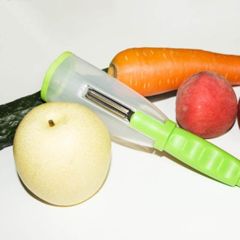 Multifunctional Stainless Steel Stored Vegetable Peeler - Image 3