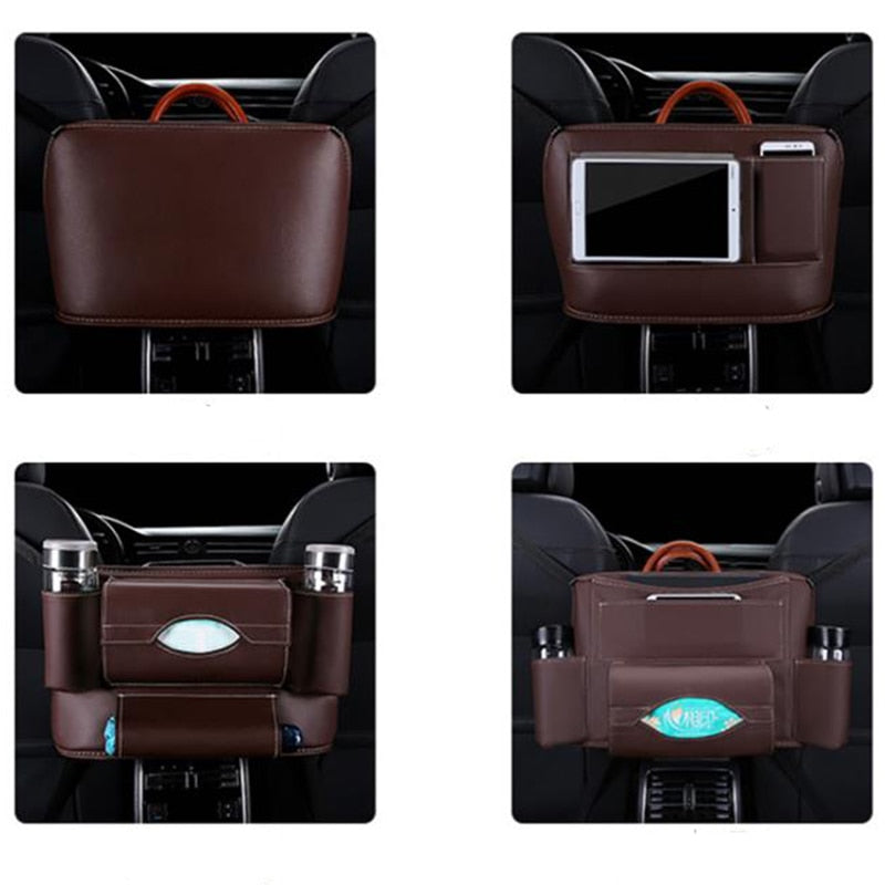 Leather Car Back Seat Organizer - Image 3