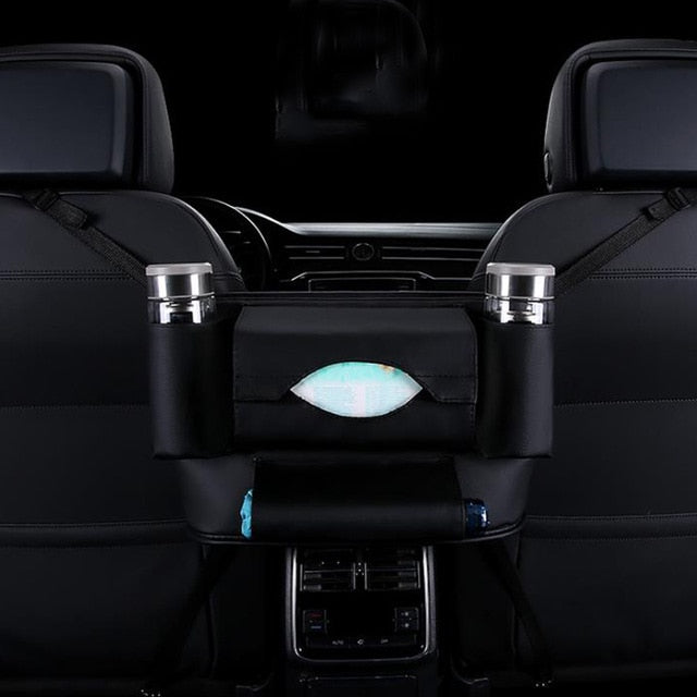 Leather Car Back Seat Organizer - Image 6