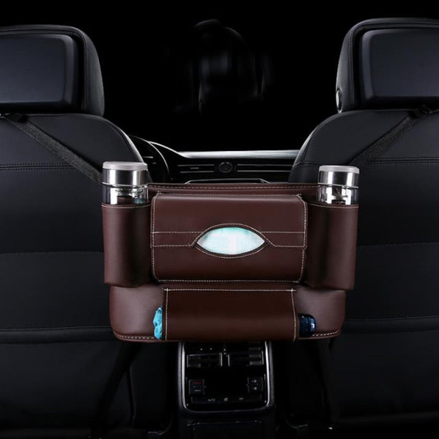 Leather Car Back Seat Organizer - Image 7
