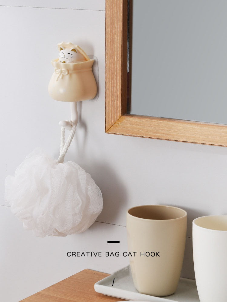 Cute Cat Sticky Hook Hanger - Image 4