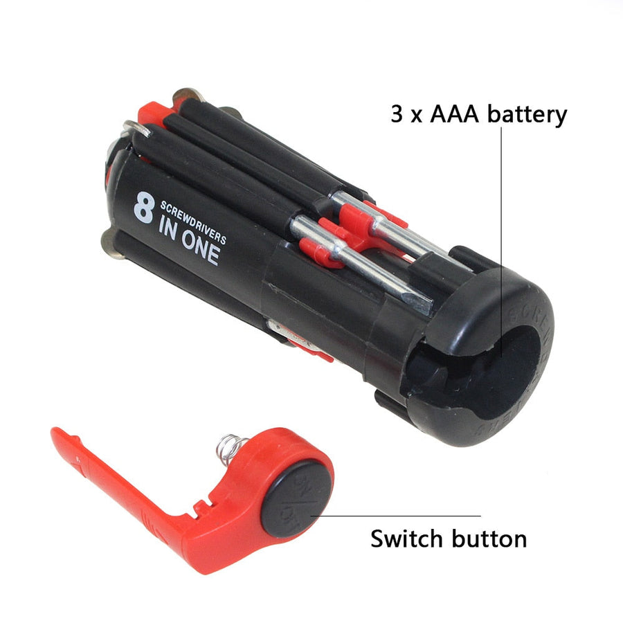 8in1 LED Foldable Screwdriver Set - Image 5