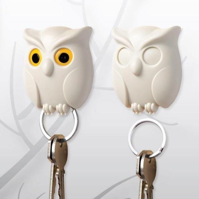 Cute Night Owl Magnetic Wall Key Holder - Image 6