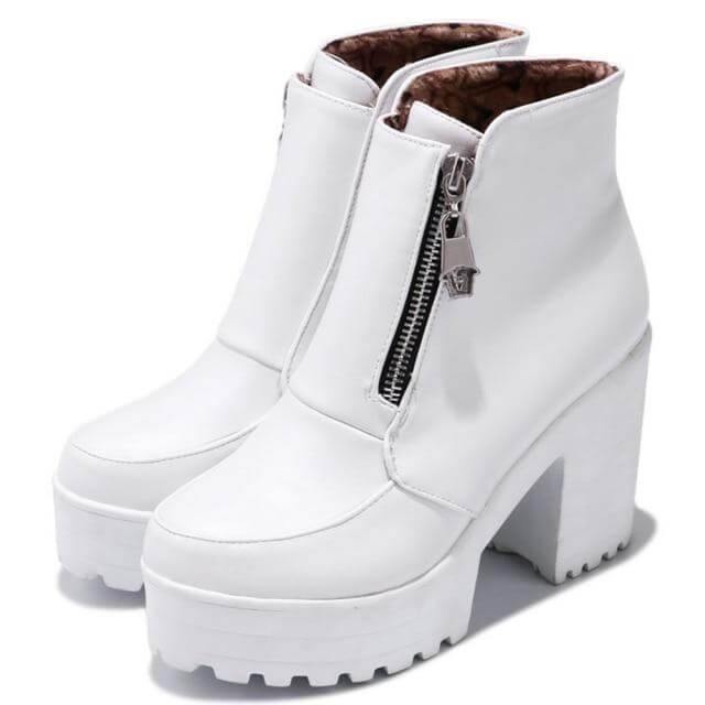 Platform Thick High Heels Women Boots - Image 3