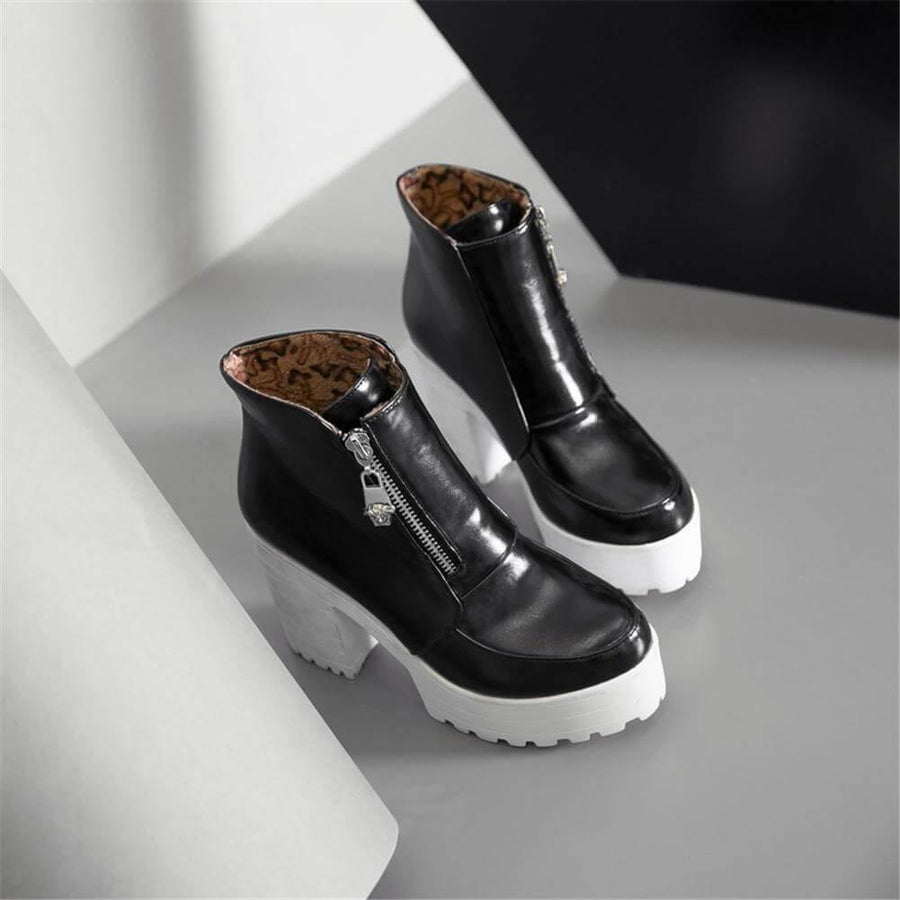 Platform Thick High Heels Women Boots - Image 2