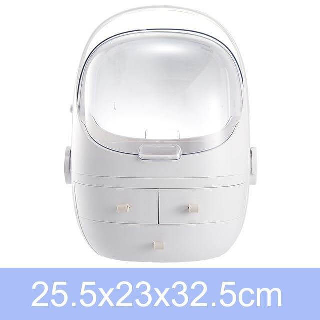 Cosmetic Make-up Jewelry Organizer with Led Lighted Mirror - Image 1