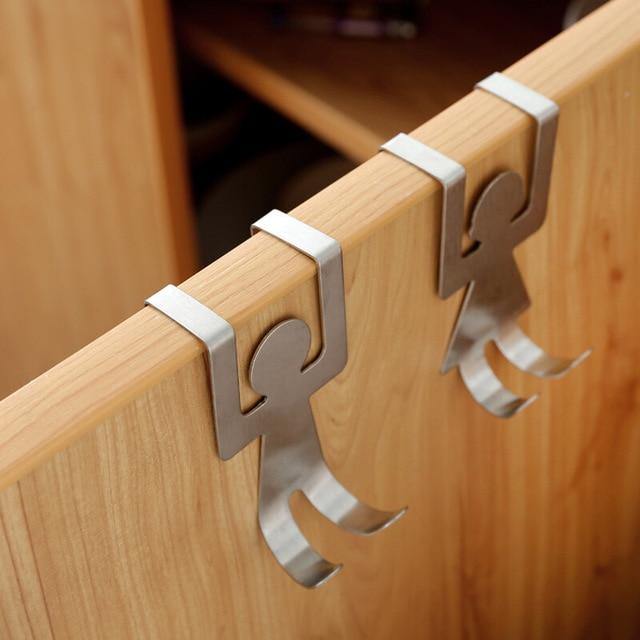 2pcs Multifunctional Smart Paper Holder Hooks - Image 1