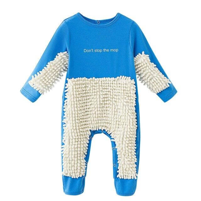 Funny Baby Mop Onesie - Image 11