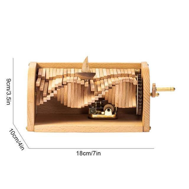 DIY Wooden Puzzle Model Music Box Kit - Image 6