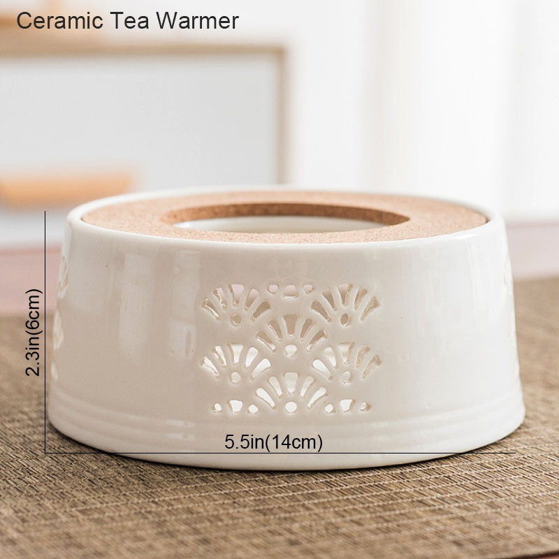 Mini Portable Ceramic Candle Teapot Warmer - Image 4
